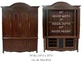 Arched Top Plasma TV /DLP Unit (Center Only)