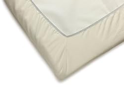 BABYBJ&Ouml;RN Travel Crib Light Fitted Sheet, Natural White