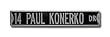 14 Paul Konerko Drive Sign 6 x 36 MLB Baseball Street Sign