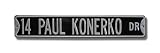 14 Paul Konerko Drive Sign 6 x 36 MLB Baseball Street Sign