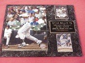 Milwaukee Brewers Ryan Braun 2 Card Collector Plaque
