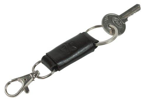 Starlite~Brown Real Leather Keychain Key Holder 1 Hook