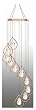 Red Carpet Studios Spiral Tunes Wind Chime, 32-Inch, Copper Ring with Teardrop Crystals