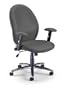 OFM 195-801-GRAY Ergonomic Management Chair-Gray