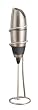 BonJour Frother, Automatic Battery Powered Caf? Latte with Stand, Chrome/Black