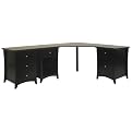 Ellington Corner Office Suite with 6 Drawers