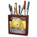 VWPics Animals - Teddy-Bear Cholla Cactus flowers.(Opuntia bigelovii).Anza-Borrago State Park, California - Tile Pen Holders-5 inch tile pen holder
