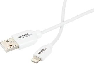 AmazonBasics Apple Certified Lightning to USB Cable - 3 Feet (0.9 Meters) - White