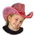 Kid's Pink Cowgirl Costume Hat