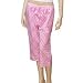 L.A. Dodgers Ladies Pink Plaid Kona Crop Lounge Pants