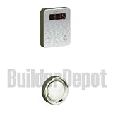 Steam Generator Control Kit Power Clean, Polished Nickel