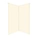 Transolid WK36NE72-A1 36" x 36" x 72" Decor Corner Shower Wall Kit in Moonlight