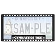 Gymnastics License Plate