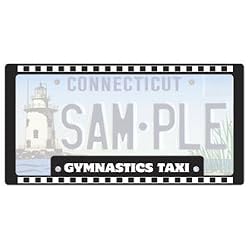 Gymnastics License Plate