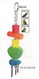 Happy Beaks Toy Heart Shaped Wood With Bell