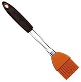 Basting Brush - Silicone - Large - Orange by Mario Batali