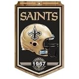 New Orleans Saints Wood Sign - 11"x17" Established Design