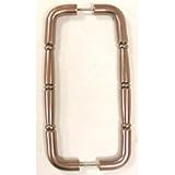 12 CTC Back To Back Passage Door Pull - Antique Copper