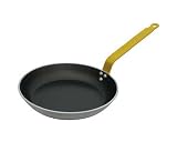 Review De Buyer  / De Buyer, Aluminium, Round Non Stick Frypan, Yellow Handle, 32x4,5 cm