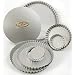 Fat Daddio's Fluted Tart Pan 10 Inch x 2 Inch Removable Bottom