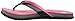 adidas Performance Women's Supercloud Plus Thong W Athletic Sandal,Black/Solar Pink/Grey,6 M US