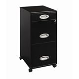 3-Drawer Organizer Mobile File Cabinet