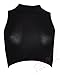 Womens Polo Neck Crop Top