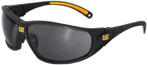 Caterpillar tread safety glasses, black and yellow, blu…