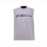 MLB Texas Rangers Authentic Collection Sleeveless Grey T-Shirt