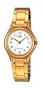 Casio #LTP1130N-7B Women's Casual Gold Tone Analog Watch