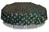 Two Dogs Designs 96-Inch Square Table and Chairs Cover, Bird of Paradise