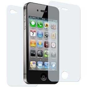 B&A-2� FILM PROTECTION ECRAN AVANT+ARRIERE POUR IPHONE 4 4G / 4S - LIVRAISON RAPIDE 1JOUR + -