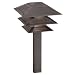 Malibu Low Voltage 11-Watt Metal Garden Light, Oil Rubbed Bronze with Frosted Globe #LT087OB