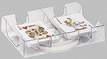 2 Deck Rotating-Revolving Card Tray