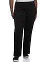 Lee Casuals Women's Plus Extended Tab Pant with Tummy Control