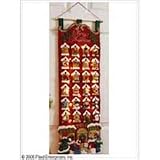 Bucilla Advent Calendar With Lights Felt Applique Kit