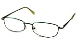 Calabria Readers Full Readers (Men) Reading Glasses - 700 Metallic Lime / 700 LIME +1.25