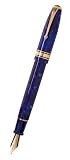 Conway Stewart 100 Series Fountain Pen Quartz Blue Itali