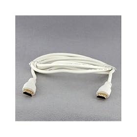High Speed High-Definition Multimedia Interface HDMI to HDMI Cable for PS3 (White) + Worldwide free shiping