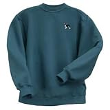 Green Crew Sweatshirt Springer Spaniel Black