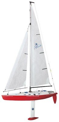 Megatech - MTC6921 - Nirvana II Remote Radio Control Sail Boat - Red - 32 Inch