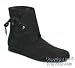 Adult Black Suede Renaissance Shoes (Medium 10-11)