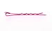 Trimweaver 50-Piece 50mm Pink Metal Bobby Pin with Glue Pad, 2-Inch
