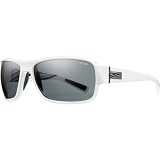 Smith Optics Rambler Premium Lifestyle Polarized Outdoor Sunglasses - White Deco/Gray / Size 62-16-125