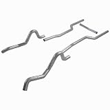 Flowmaster 1041 Header-back System - 3.00 in. Dual Side Exit - Pipes Only No Mufflers by Flowmaster