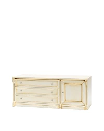 The Loft Mobile Tv Bianco Antico