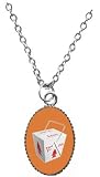 Lavishy Chinese Takeout Box Pendant Charm Necklace 18