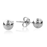 Sterling Silver 6mm Ball Stud Earrings