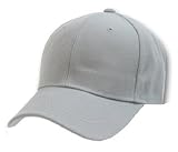 Plain Summer Baseball Cap Hat- Grey