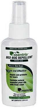 Essentria Bed Bug Repellent Travel Size 2.75 oz.(1 Bottle)